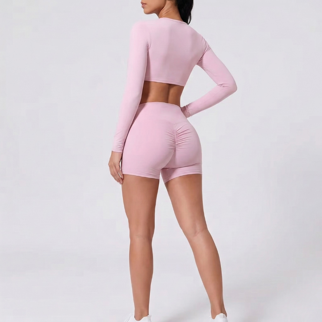 Seamless Gym Shorts for Women – High Waisted Squat Proof Workout Shorts