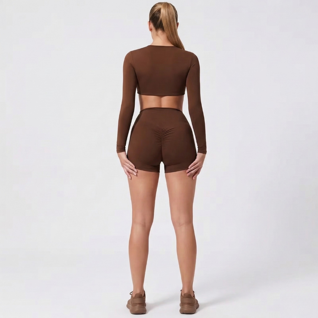 Seamless Gym Shorts for Women – High Waisted Squat Proof Workout Shorts