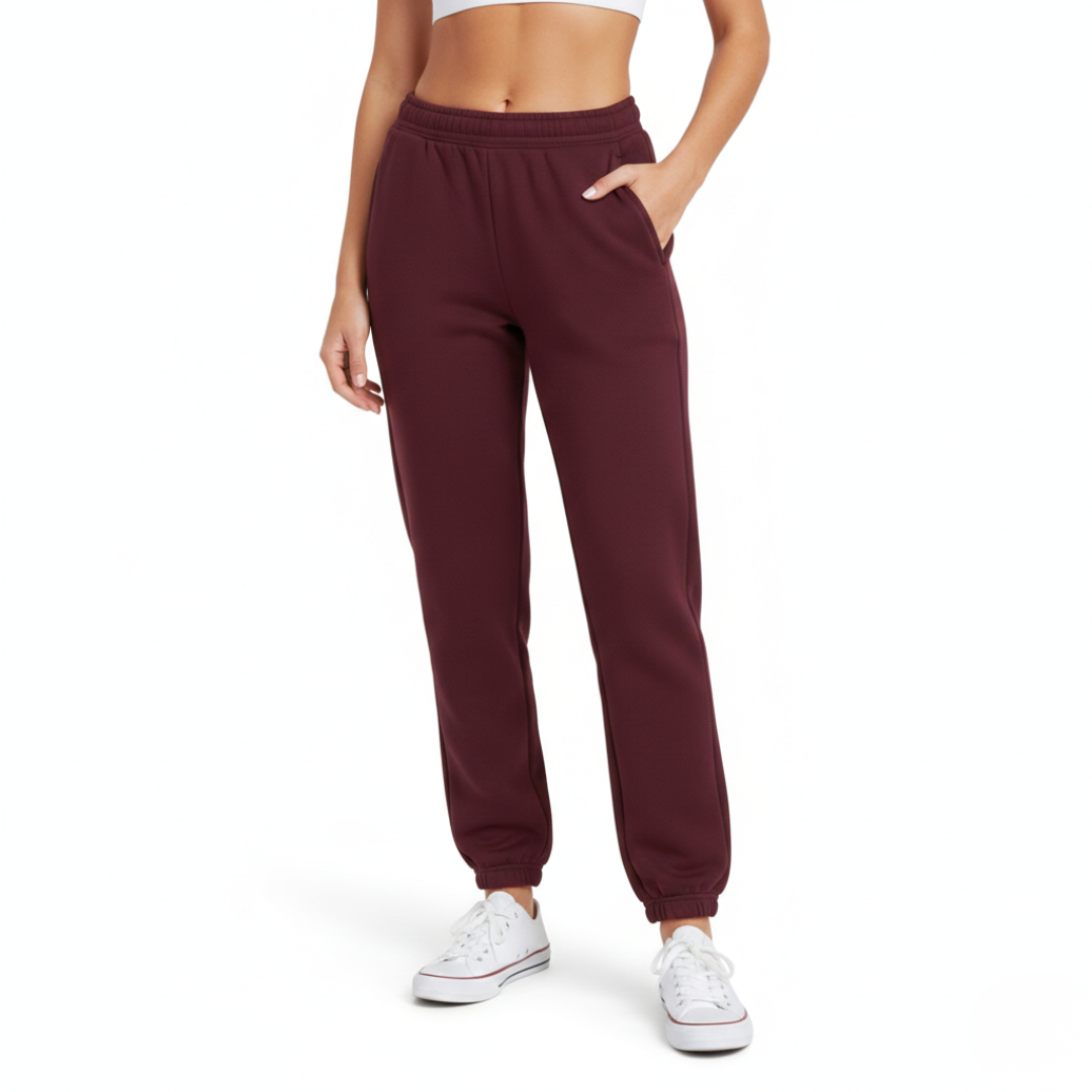 Women’s Relaxed Fit Sweatpants – Elastic Waist Joggers for Casual Loungewear