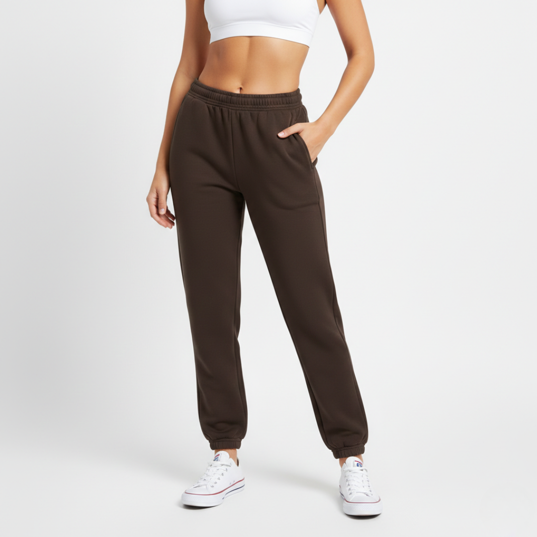Women’s Relaxed Fit Sweatpants – Elastic Waist Joggers for Casual Loungewear
