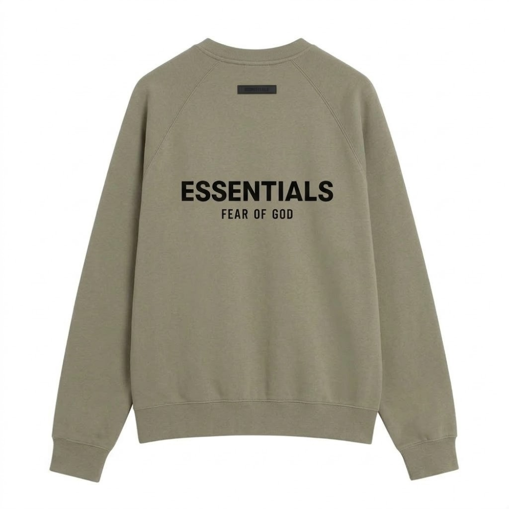 Men's Fear of God Essentials Crew Neck Long Sleeve