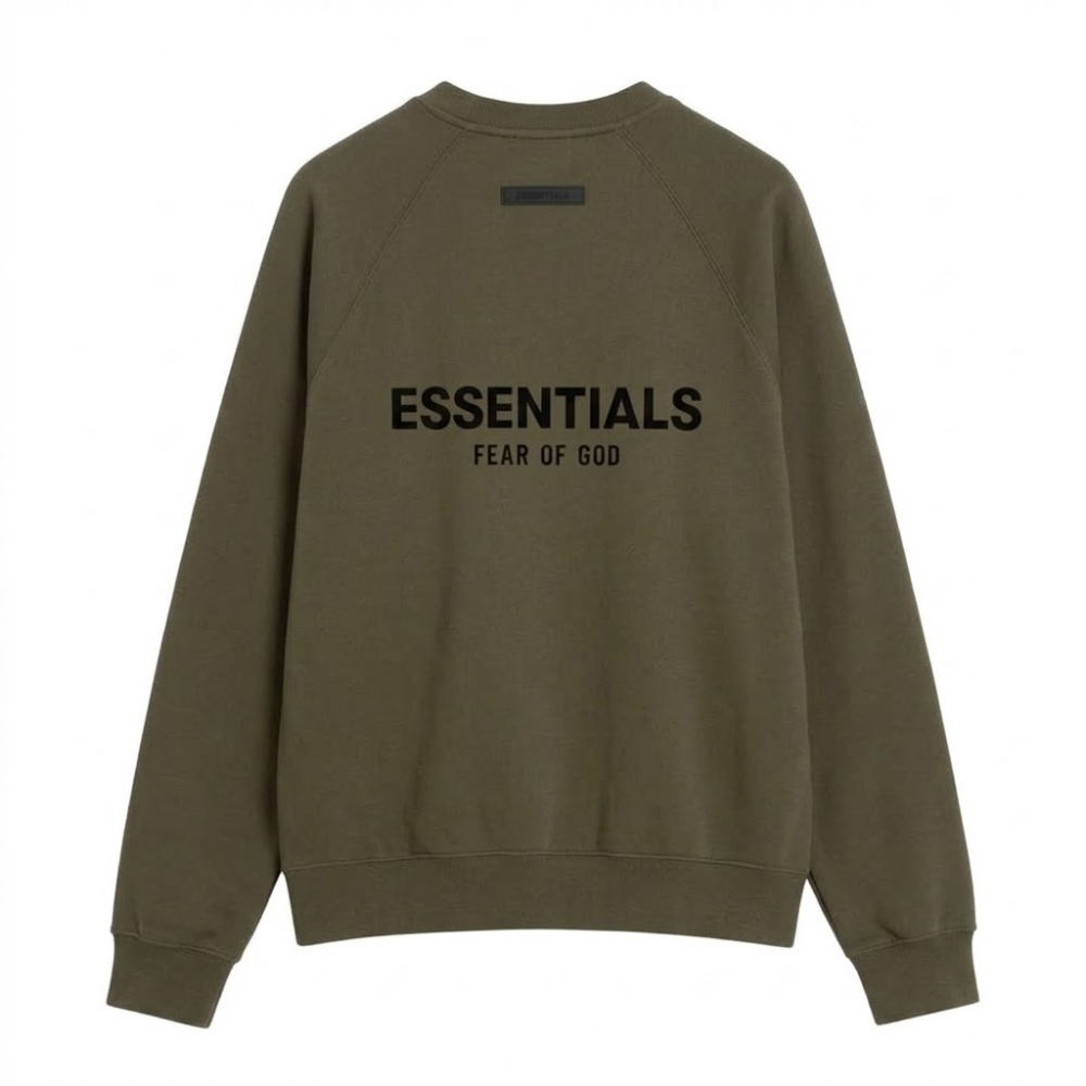 Men's Fear of God Essentials Crew Neck Long Sleeve