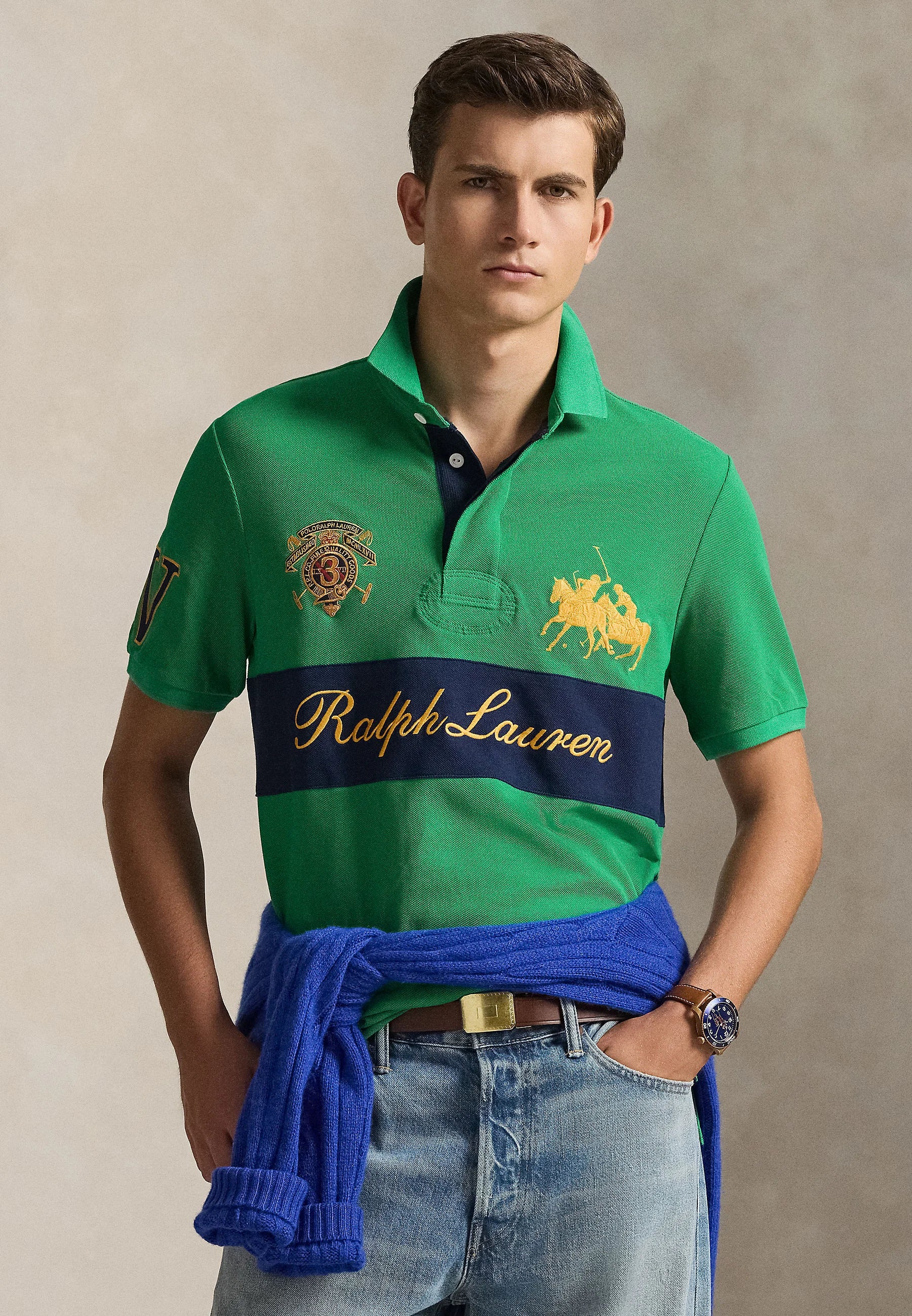 Men's Big & Tall Dual Player Mesh Polo Shirt