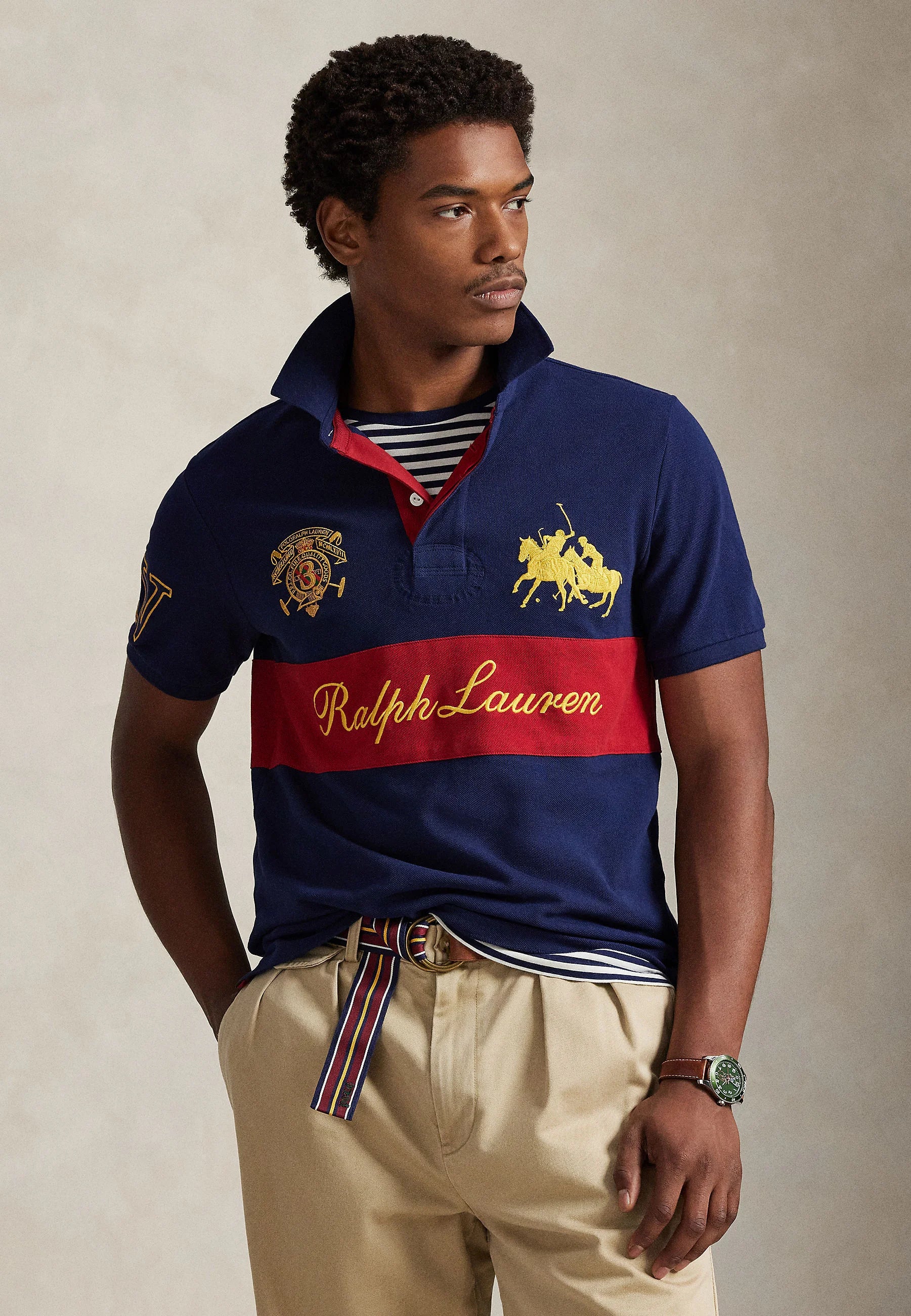Men's Big & Tall Dual Player Mesh Polo Shirt
