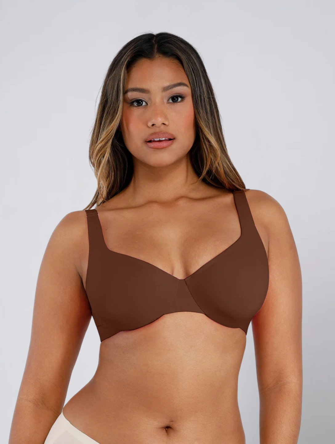 Seamless Minimizer Bra for Women – Wireless Full Coverage Comfort Bra with Wide Straps