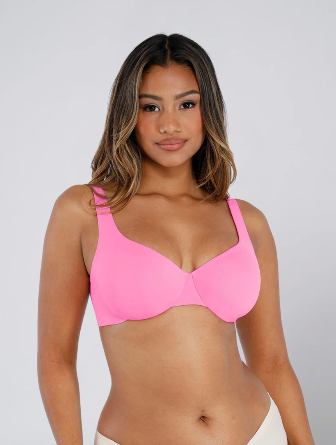 Seamless Minimizer Bra for Women – Wireless Full Coverage Comfort Bra with Wide Straps