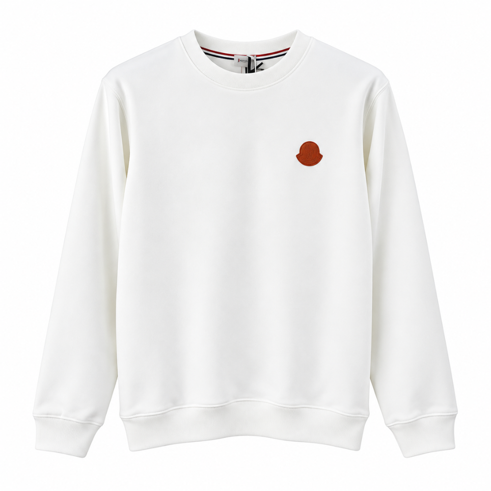 Moncler Logo Appliqué Cotton Jersey Sweatshirt
