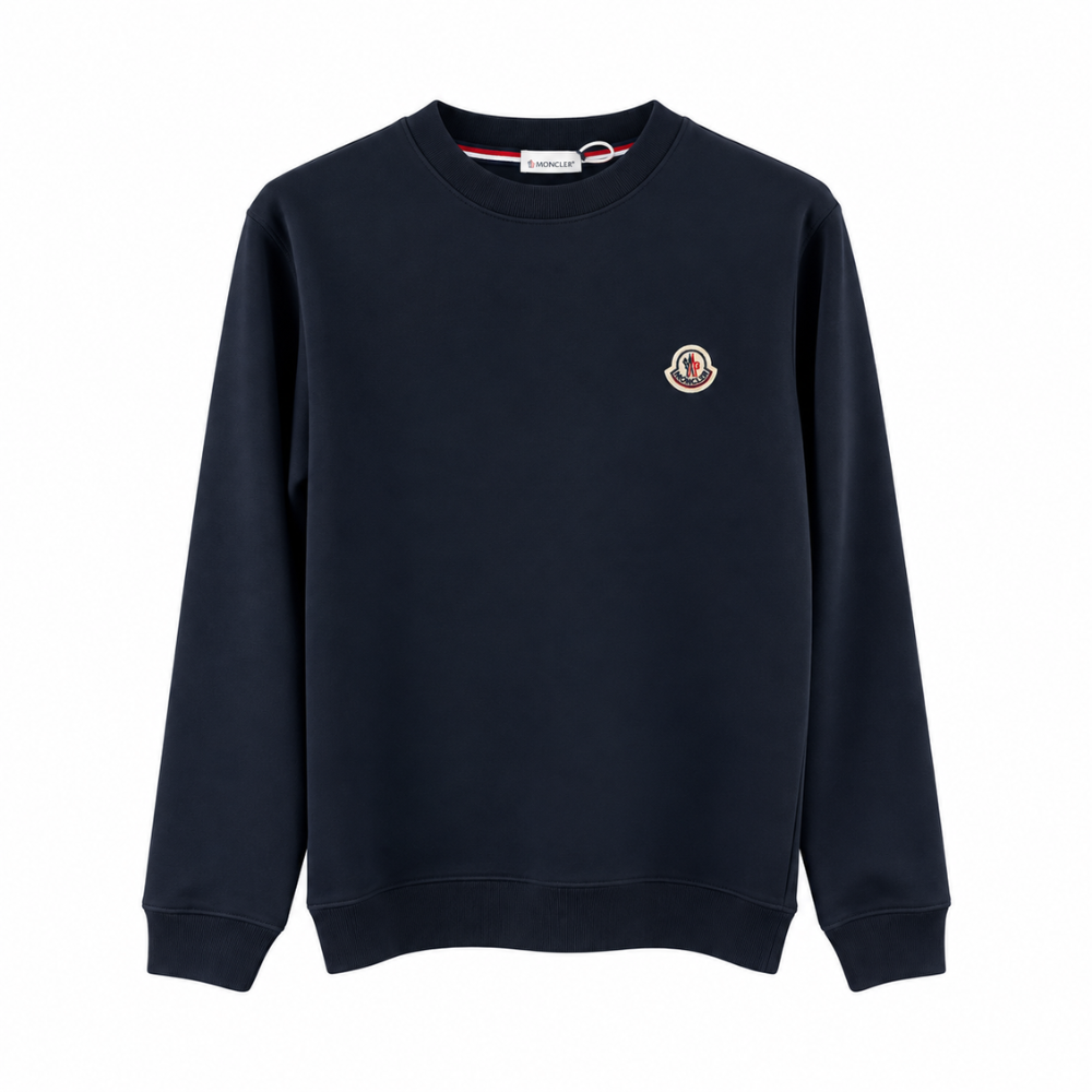 Moncler Logo Patch Cotton Sweatshirt