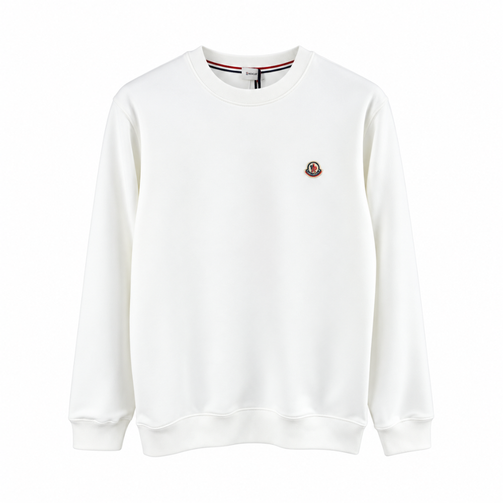 Moncler Logo Patch Cotton Sweatshirt