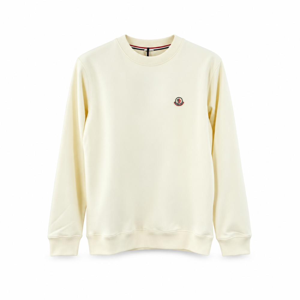 Moncler Logo Patch Cotton Sweatshirt