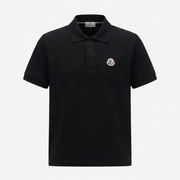 Moncler Logo Patch Short Sleeve Polo Shirt