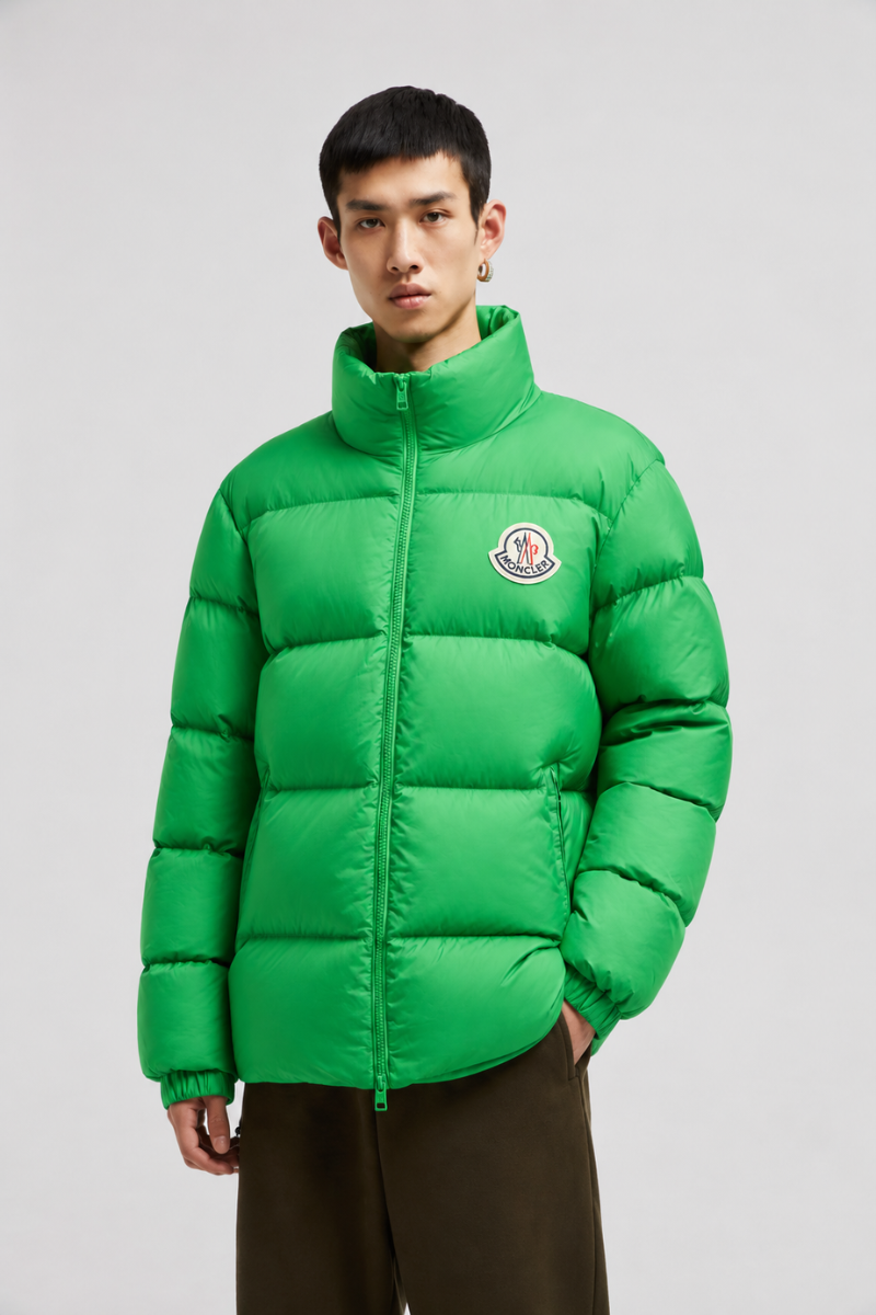 Moncler Men's Citala Logo Patch Down Jacket