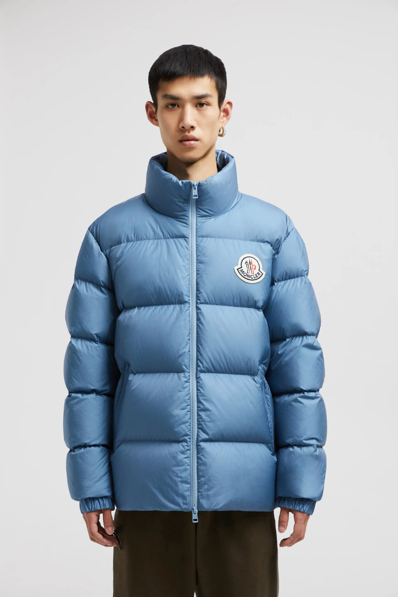 Moncler Men's Citala Logo Patch Down Jacket