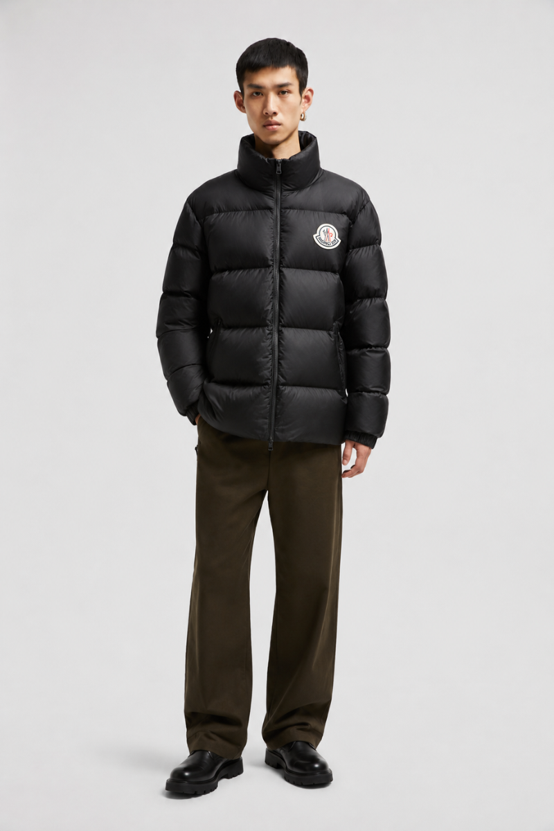 Moncler Men's Citala Logo Patch Down Jacket