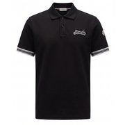 Moncler Men's Cotton Piqué Logo Polo Shirt