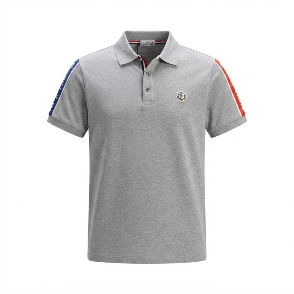 Moncler Men's Piqué Logo Polo Shirt