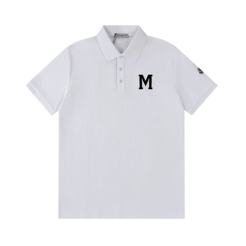 Moncler Men's M Monogram Cotton Piqué Polo Shirt