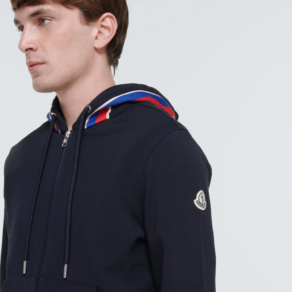 Moncler Logo Zip-Up Jacket & Trousers Set
