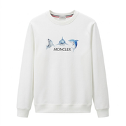 Moncler Men's Shark Print Long Sleeve Sweatshirt