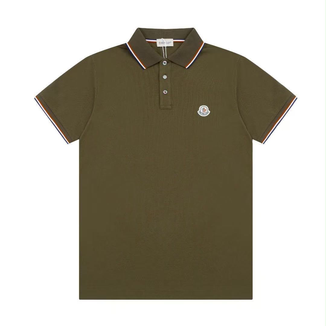 Moncler Regular-fit polo shirt in cotton piqué with logo