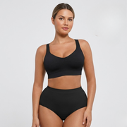 Seamless Full Coverage Bra for Women – Wireless Comfort Support Bra with Adjustable Straps