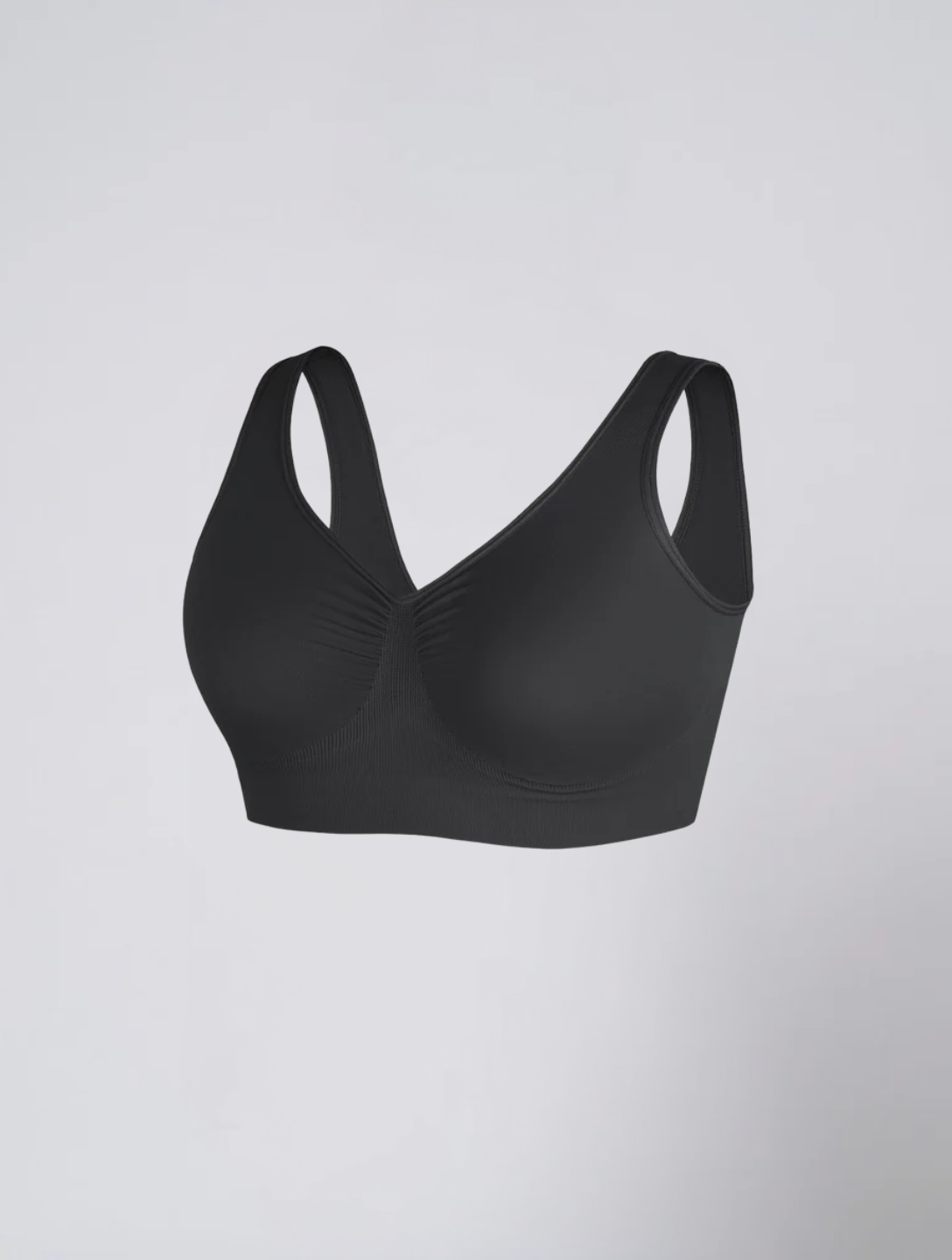 Seamless Wireless Bra for Women – Comfort No Wire Bra with Wide Straps