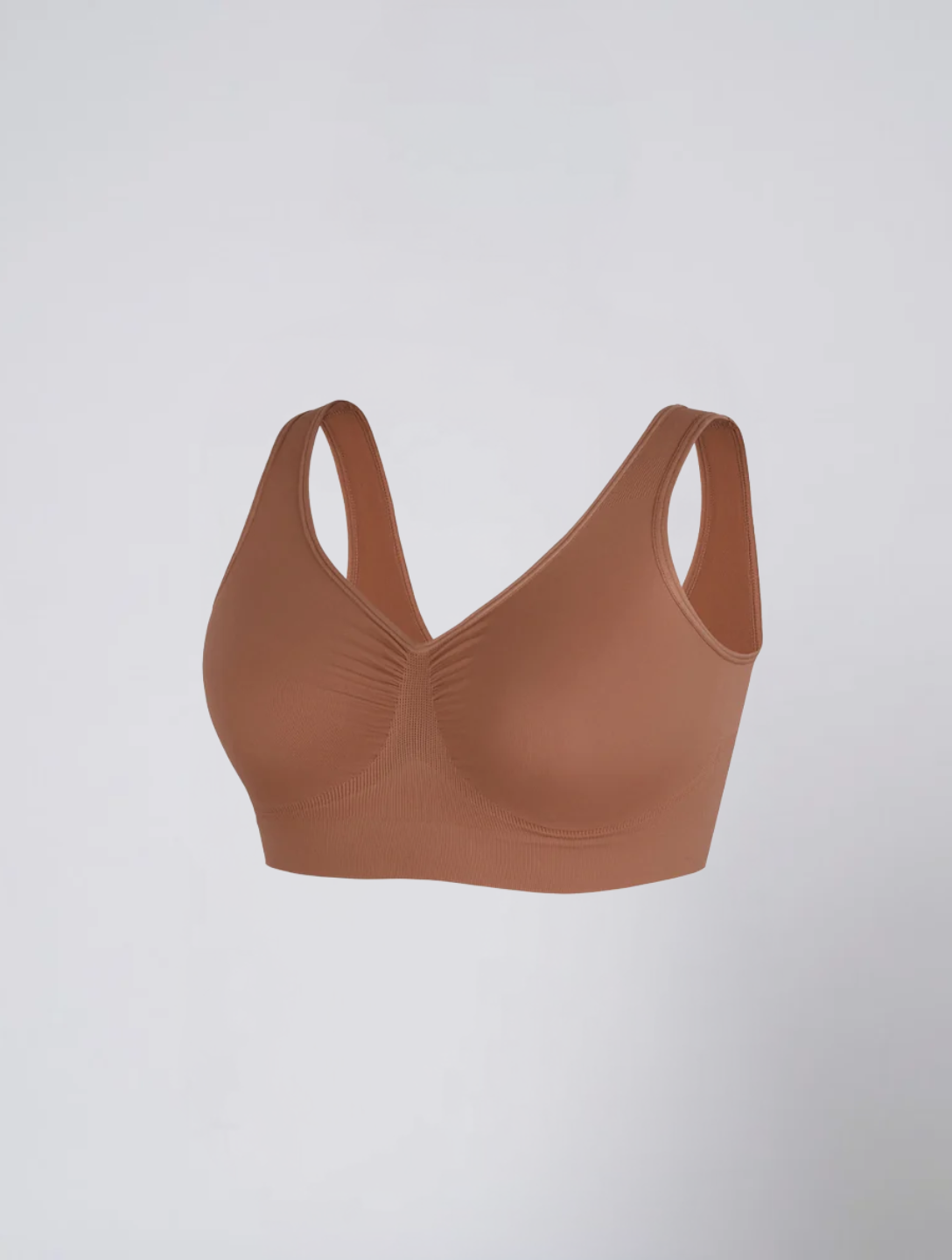 Seamless Wireless Bra for Women – Comfort No Wire Bra with Wide Straps