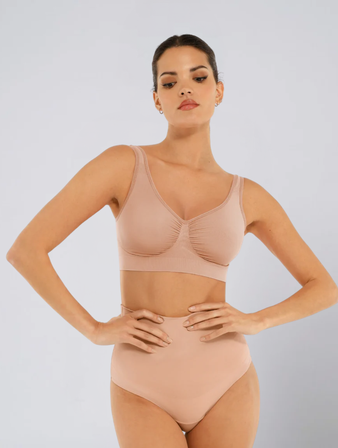 Seamless Wireless Bra for Women – Comfort No Wire Bra with Wide Straps