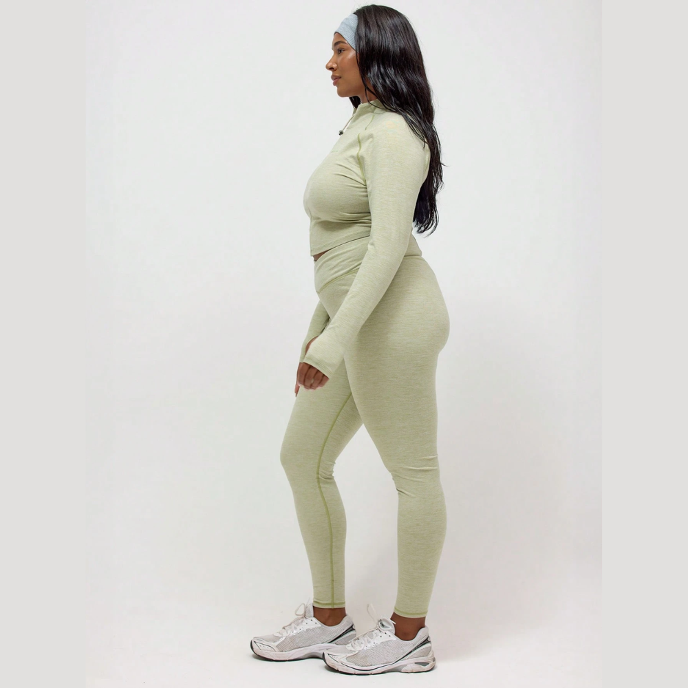 Plus Size 2 Piece Workout Set for Women – Zip Jacket and Crossover Leggings Activewear