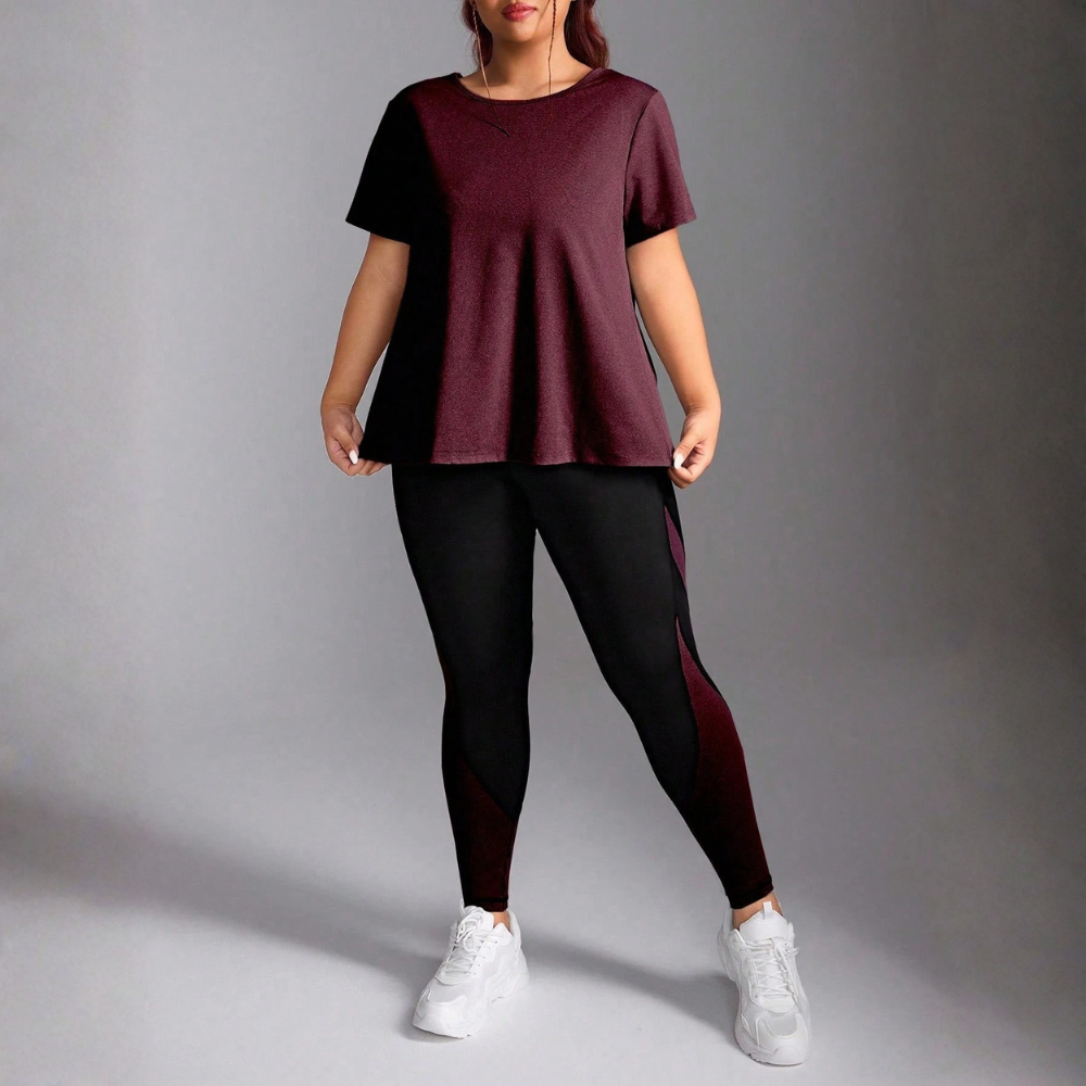 Plus Size Sleeveless Workout Tank Top for Women – Fitness Training Activewear