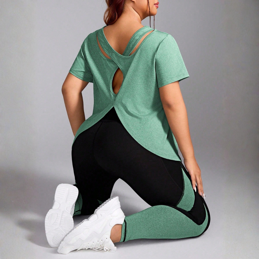 Plus Size Sleeveless Workout Tank Top for Women – Fitness Training Activewear