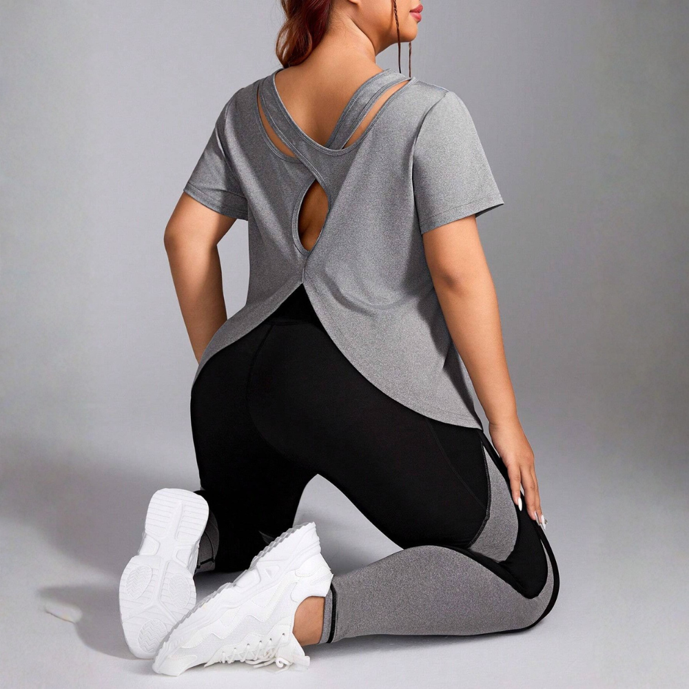 Plus Size Sleeveless Workout Tank Top for Women – Fitness Training Activewear