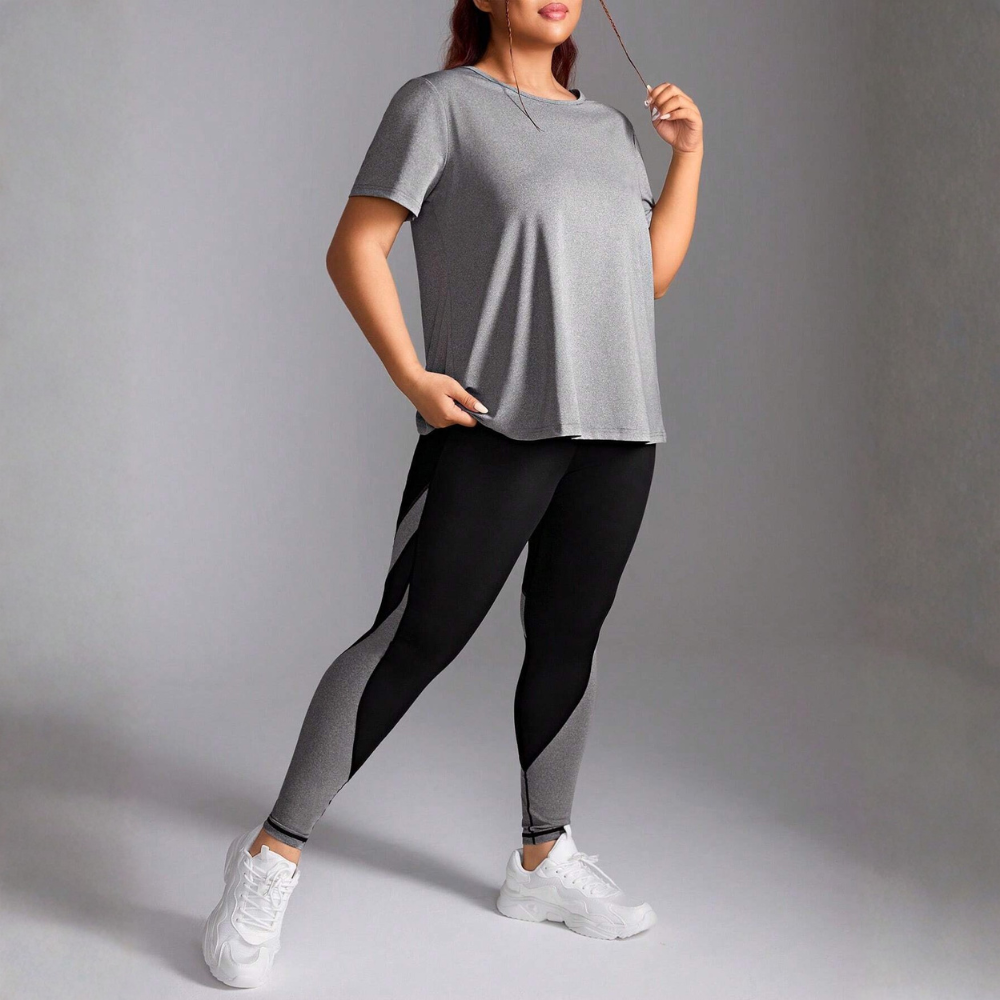 Plus Size Sleeveless Workout Tank Top for Women – Fitness Training Activewear
