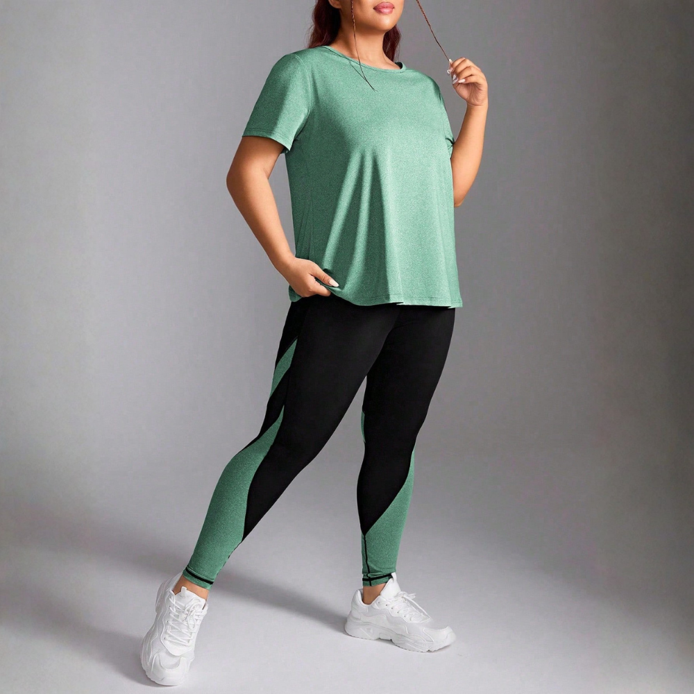 Plus Size Sleeveless Workout Tank Top for Women – Fitness Training Activewear