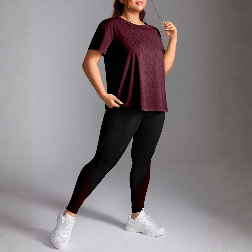 Plus Size Sleeveless Workout Tank Top for Women – Fitness Training Activewear