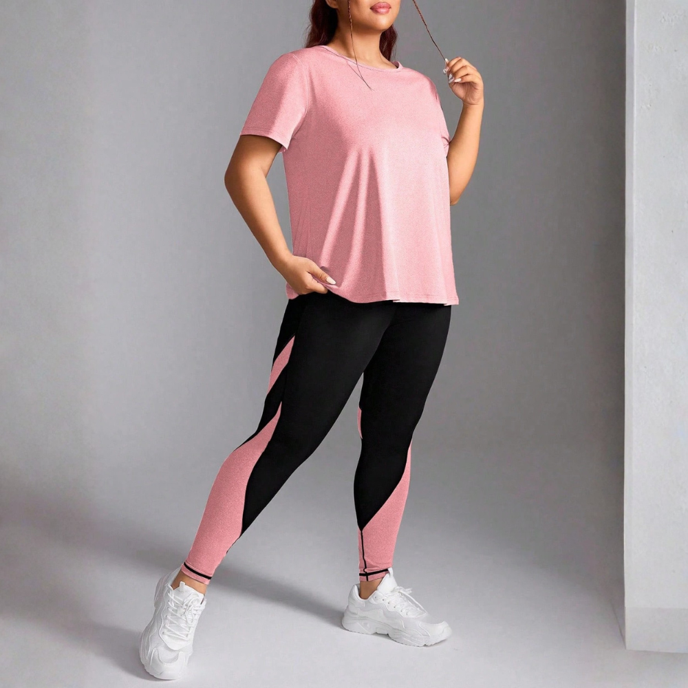 Plus Size Sleeveless Workout Tank Top for Women – Fitness Training Activewear