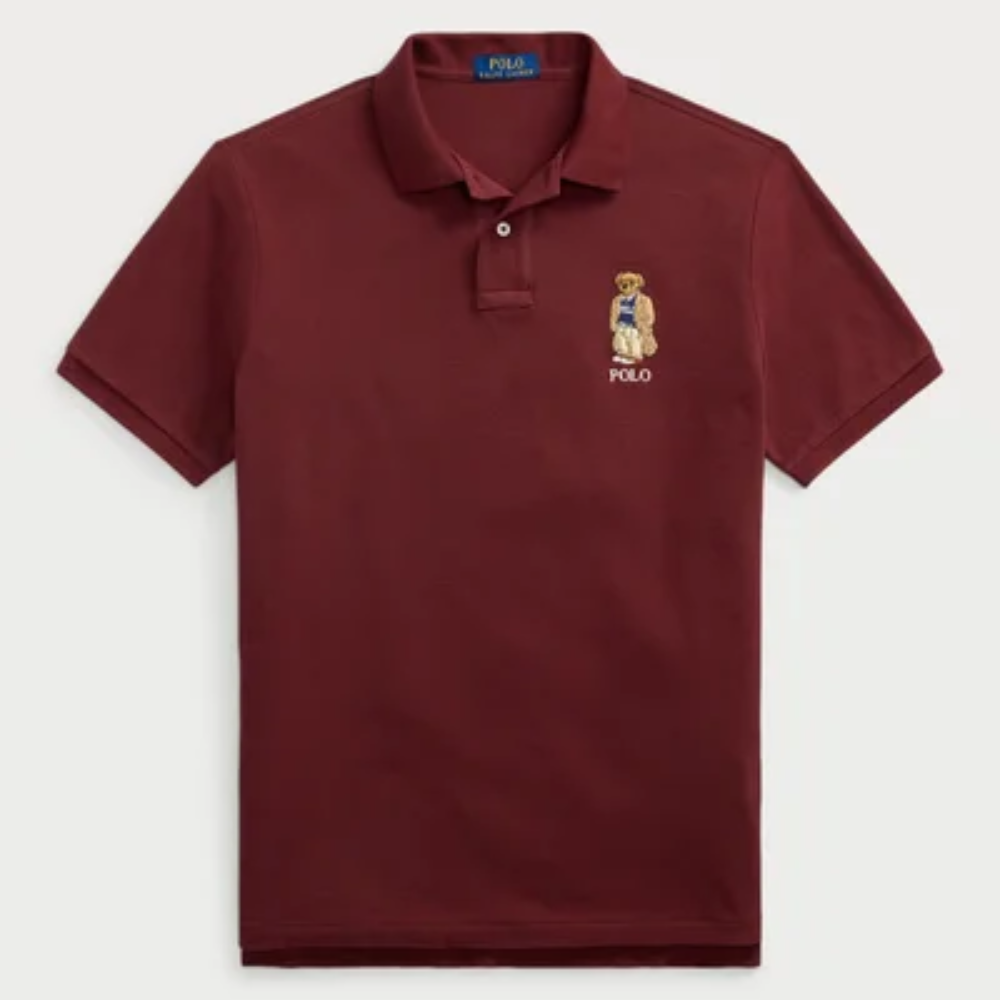 Polo Bear Mesh Polo Shirt