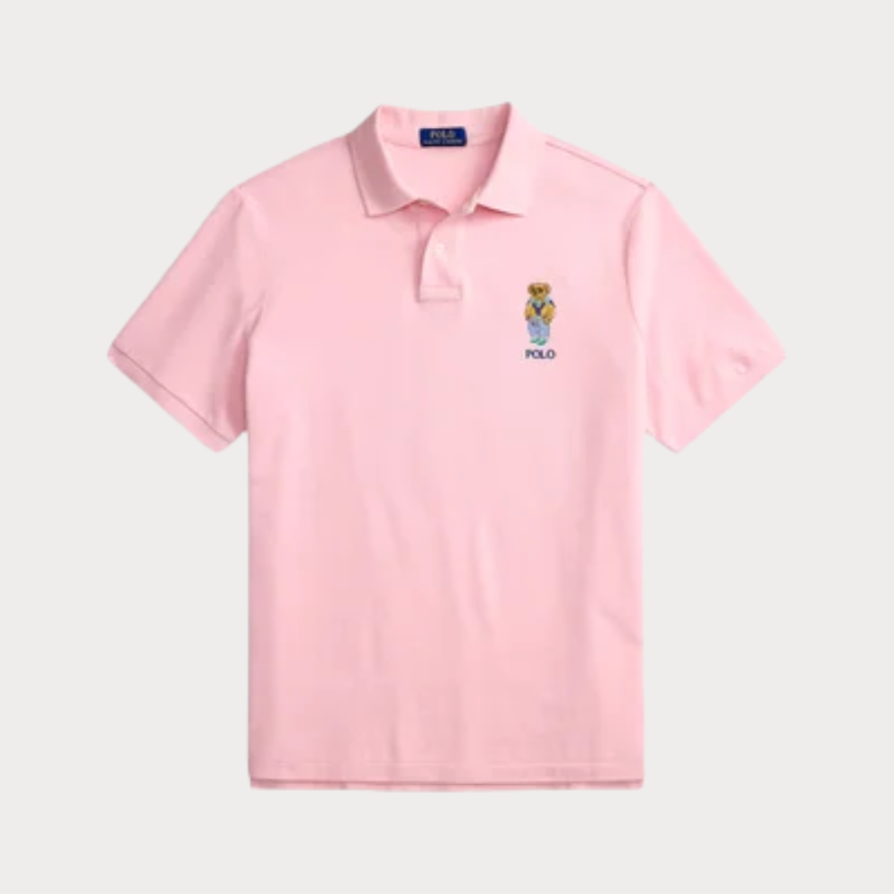 Polo Bear Mesh Polo Shirt