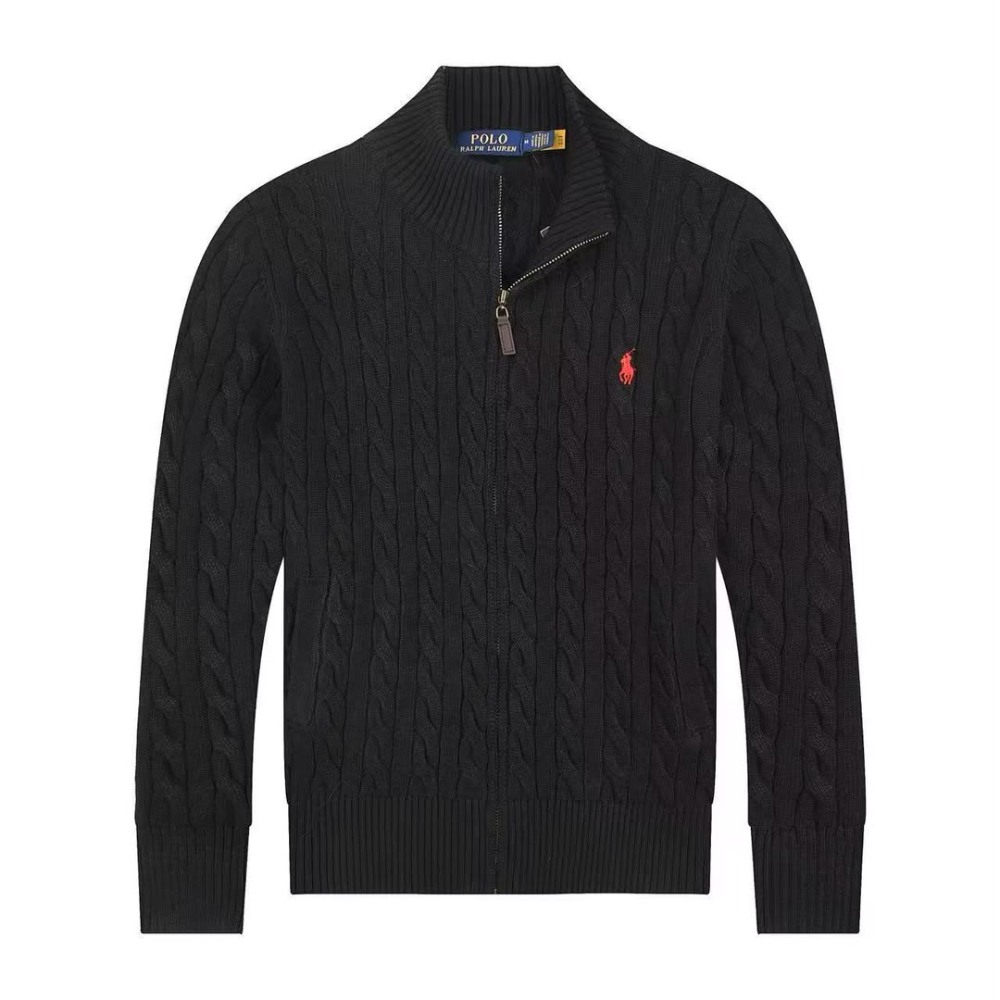 Polo Ralph Lauren Cable-Knit Full Zip Sweater