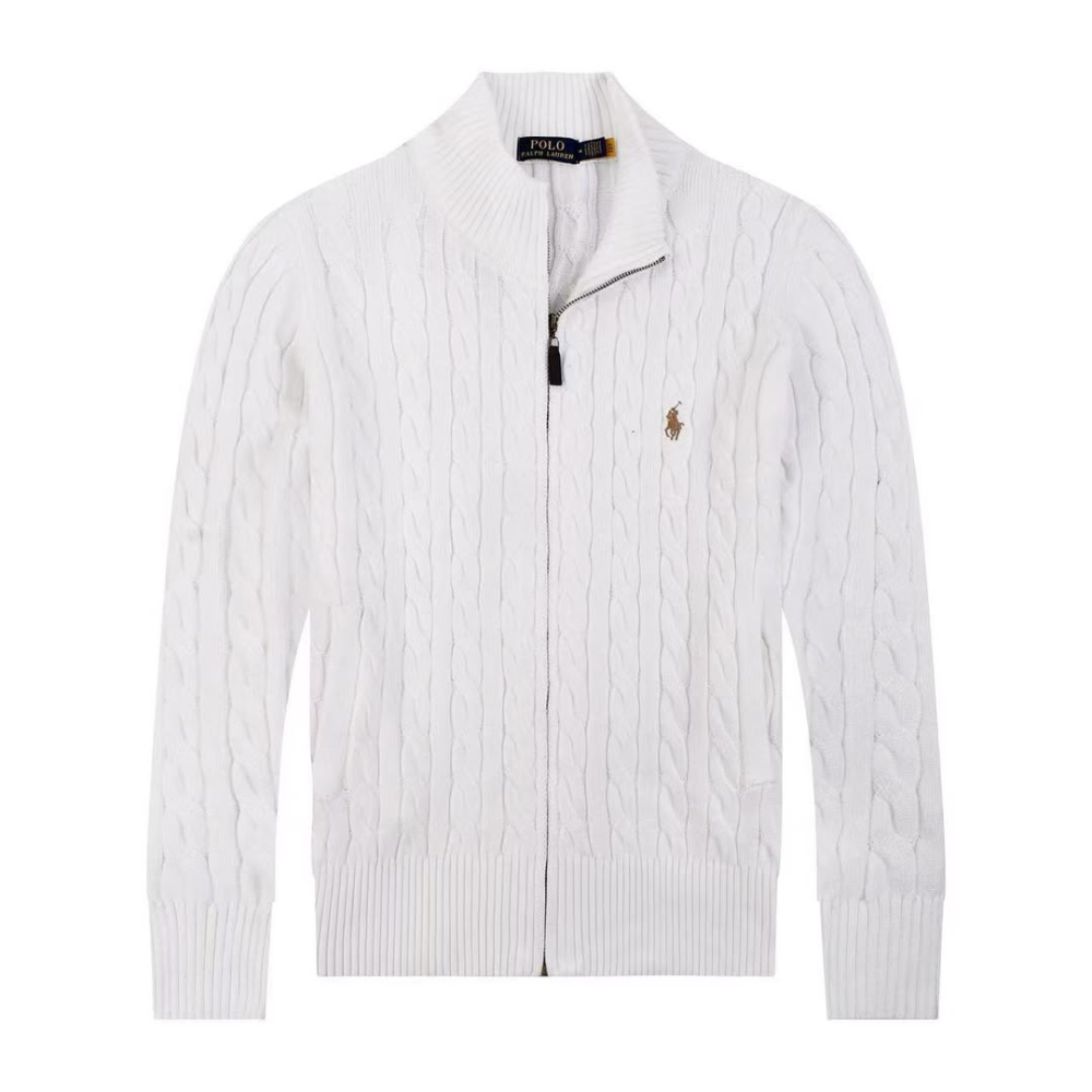 Polo Ralph Lauren Cable-Knit Full Zip Sweater