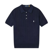 Polo Ralph Lauren Cable-Knit Short Sleeve Polo Shirt