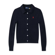Polo Ralph Lauren Cable-Knit Polo Collar Cardigan