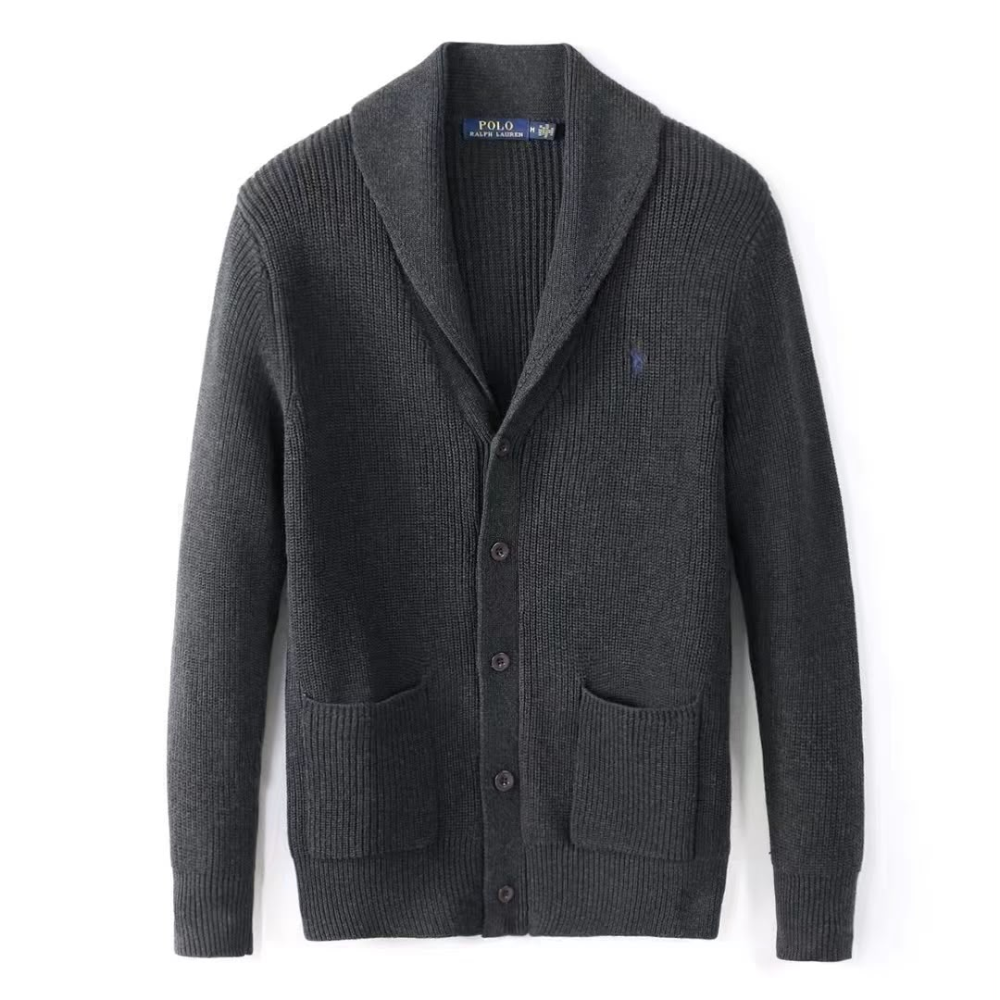 Polo Ralph Lauren Men's Cable-Knit Cotton Shawl Collar Cardigan