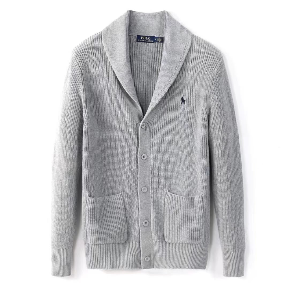 Polo Ralph Lauren Men's Cable-Knit Cotton Shawl Collar Cardigan