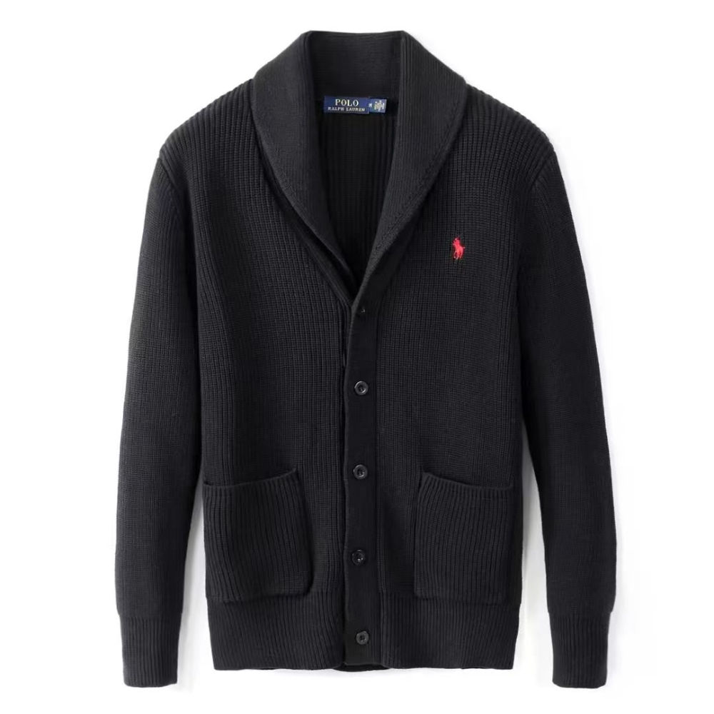 Polo Ralph Lauren Men's Cable-Knit Cotton Shawl Collar Cardigan