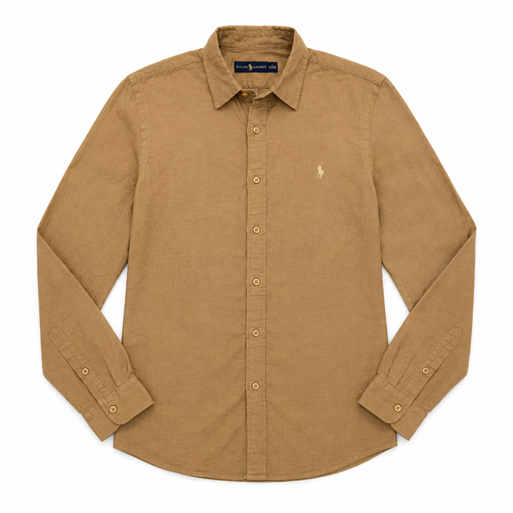 Polo Ralph Lauren Men's Classic Fit Linen Long Sleeve Shirt
