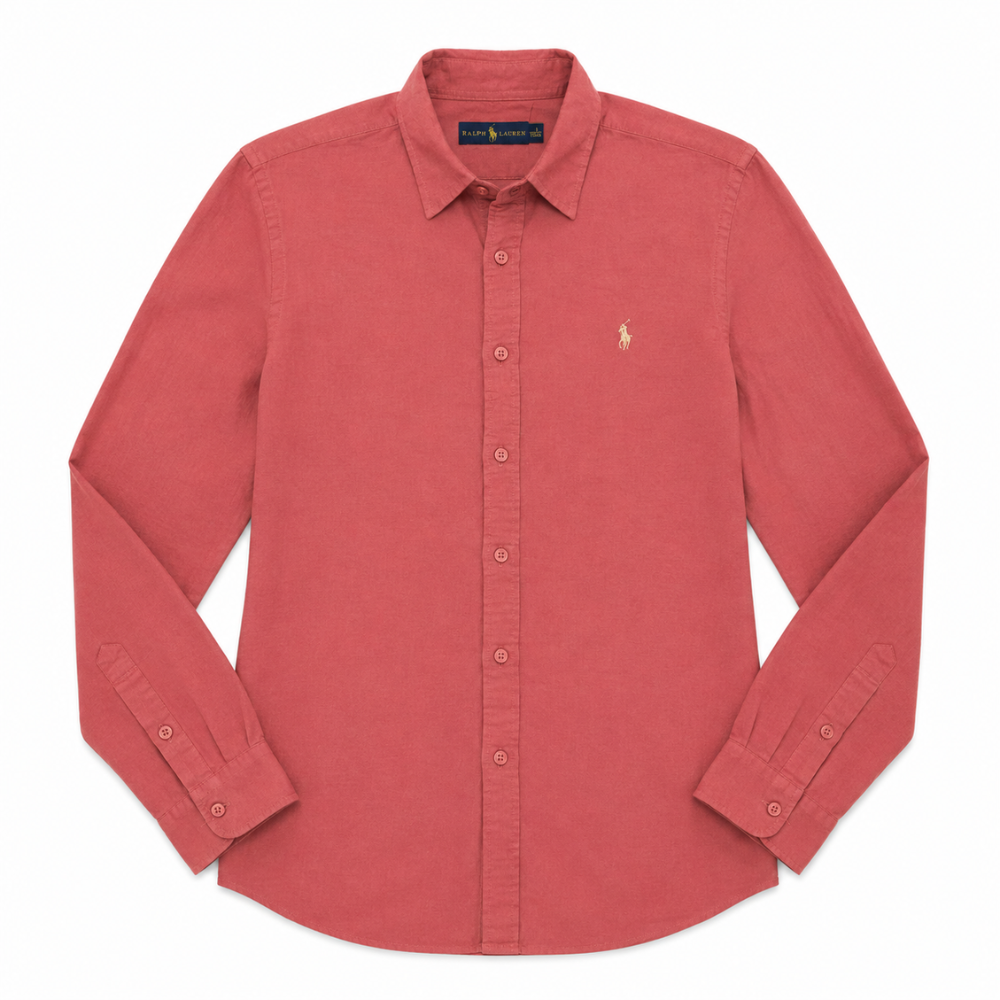 Polo Ralph Lauren Men's Classic Fit Linen Long Sleeve Shirt