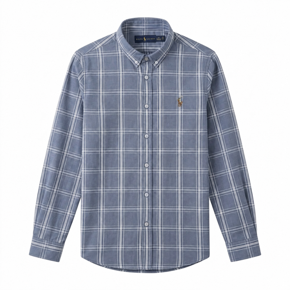 Polo Ralph Lauren Men's Custom Fit Brushed Oxford Long Sleeve Shirt