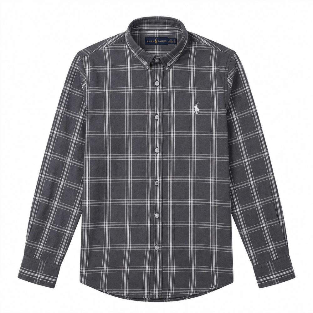 Polo Ralph Lauren Men's Custom Fit Brushed Oxford Long Sleeve Shirt