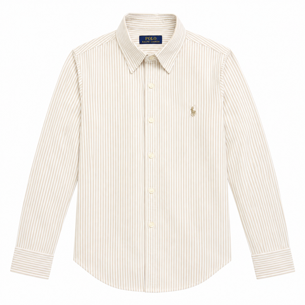 Polo Ralph Lauren Men's Custom Slim Fit Cotton Long Sleeve Shirt